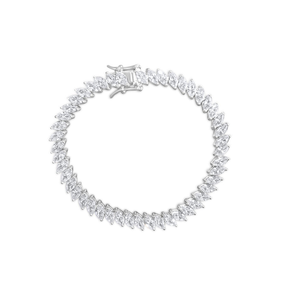 5mm Slanted Diamonds Bracelet