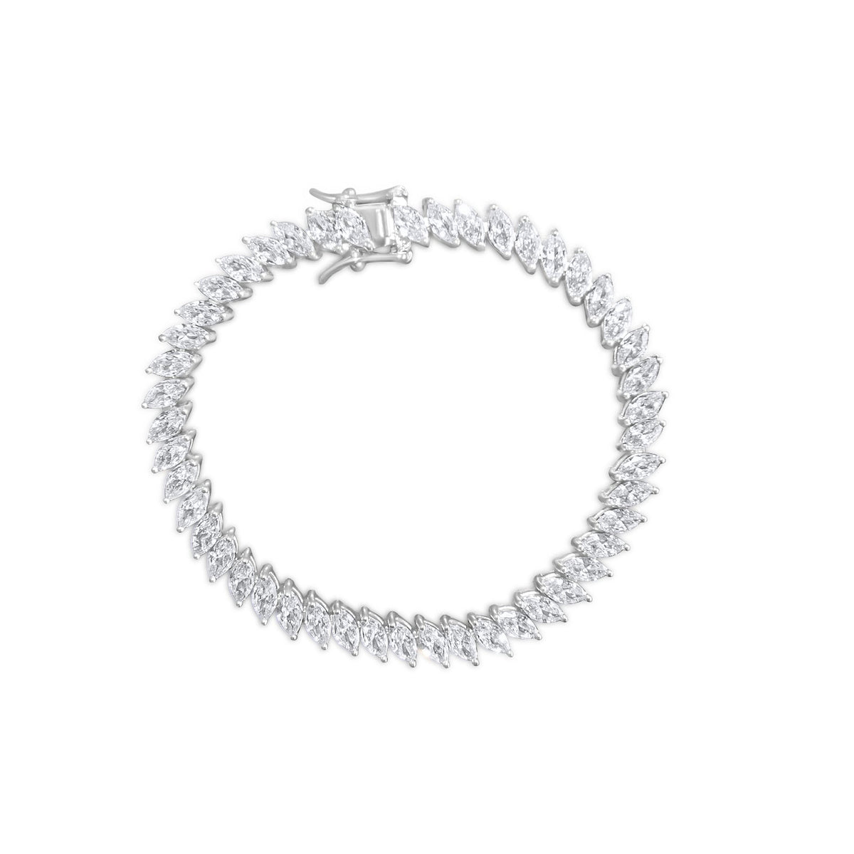 5mm Slanted Diamonds Bracelet