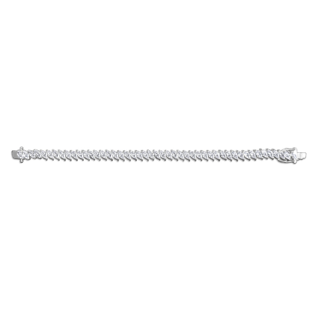 5mm Slanted Diamonds Bracelet