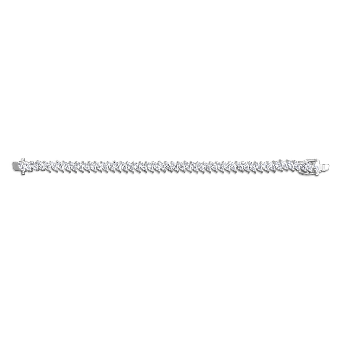 5mm Slanted Diamonds Bracelet